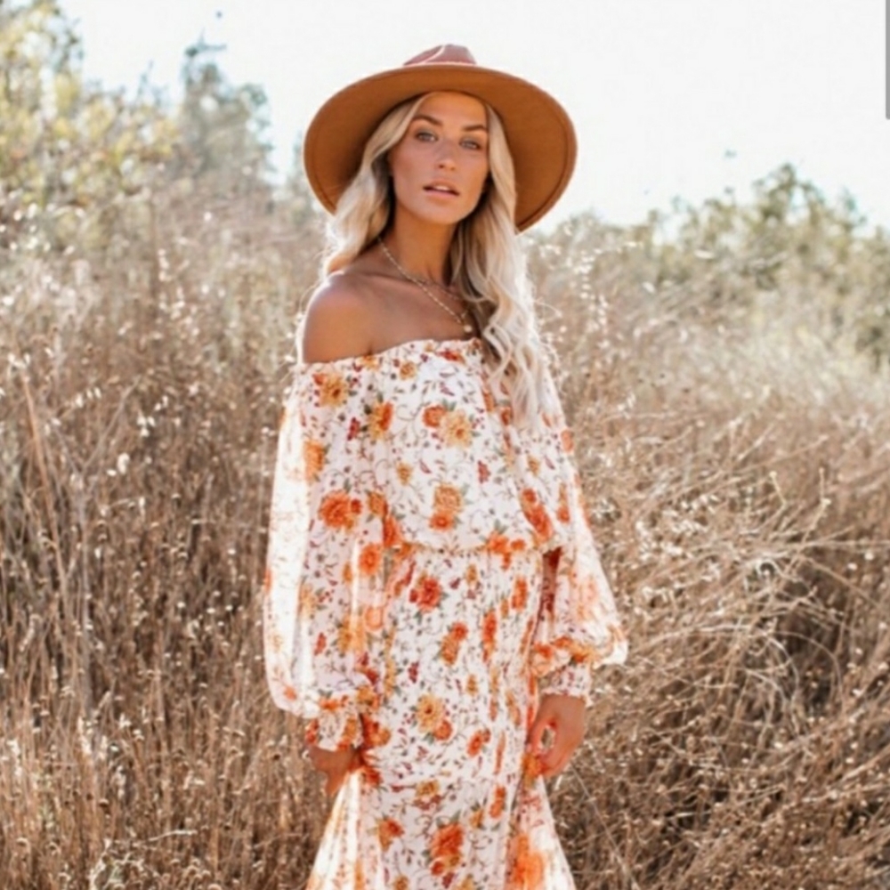 NWOT Live for Sunsets Vici Maxi Dress